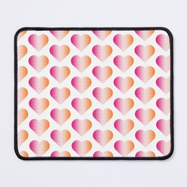 Item preview, Lesbian Pride Heart Pattern – Modern Graphic Design designed and sold by UndergroundRavers.