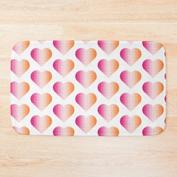 Item preview, Lesbian Pride Heart Pattern – Modern Graphic Design designed and sold by UndergroundRavers.