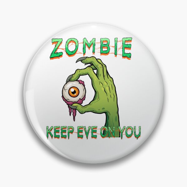 Item preview, Zombie hand holding a staring eye  designed and sold by HappyDoodle11.