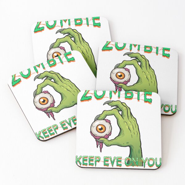 Item preview, Zombie hand holding a staring eye  designed and sold by HappyDoodle11.