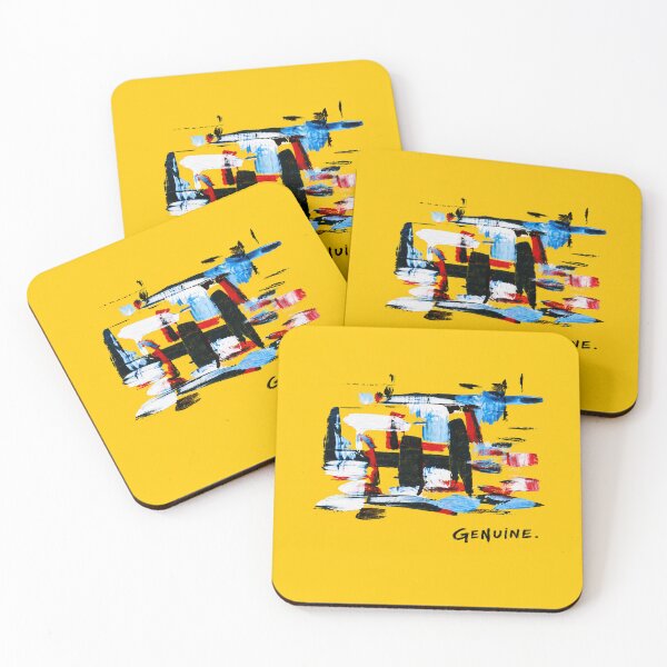 Item preview, GENUINE — Yellow Street Art and Bold Abstract Painting designed and sold by Ingorgia Studio.