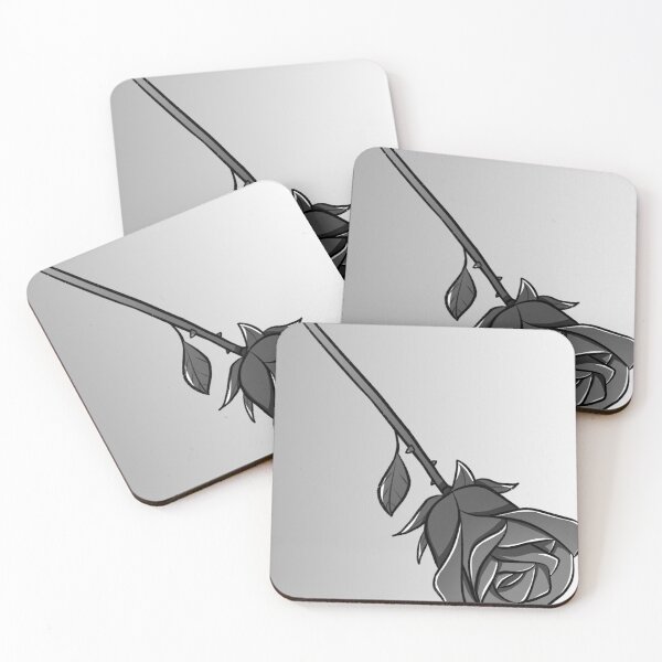 Item preview, black and white rose designed and sold by Vioraaa.