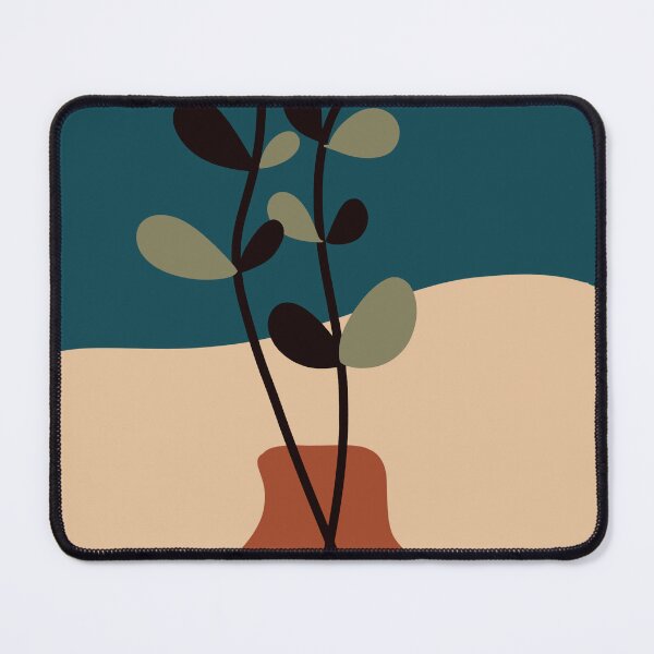 Item preview, Japandi Botanical Vase Abstract Minimalist Illustration designed and sold by Novalineastudio.