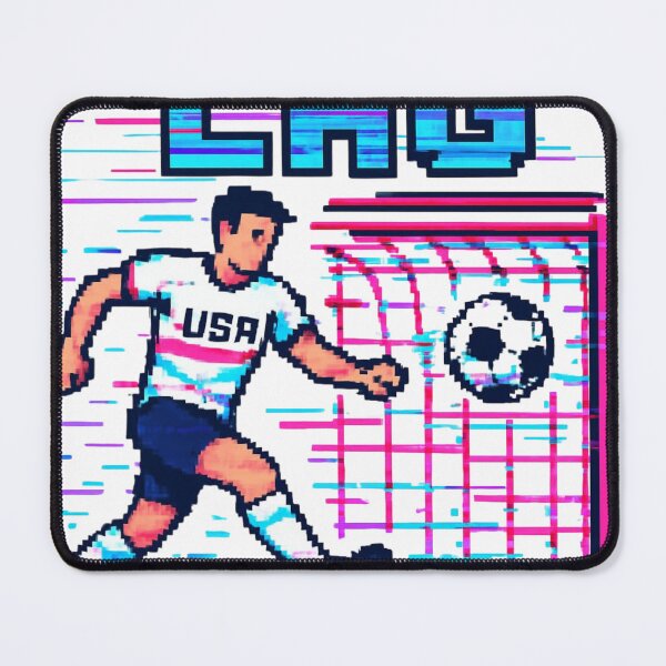 Item preview, 8-Bit USMNT Goal Glitch: Retro Soccer Lag designed and sold by Didyounes.