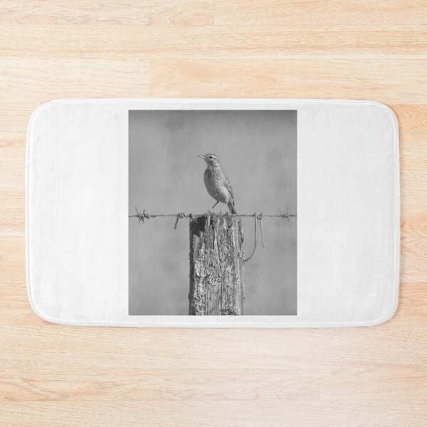 Item preview, Solitary Bird Perched on Weathered Fence Post designed and sold by paintartskcw.