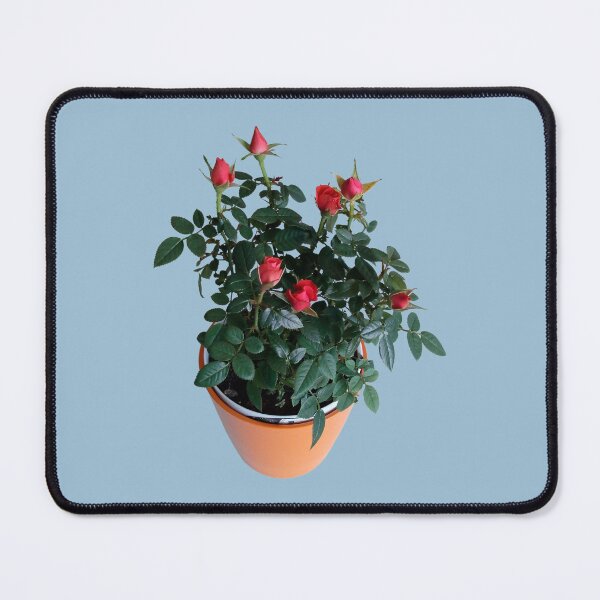 Item preview, Mini red roses in a vase original artwork designed and sold by paragonDesign28.