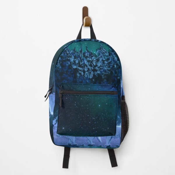 Item preview, Three wolves in winter forest night sky stars designed and sold by Witseart.