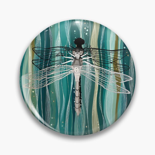 Item preview, DRAGONFLY OVER SUMMER POOL designed and sold by Tammera.