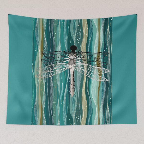 Item preview, DRAGONFLY OVER SUMMER POOL designed and sold by Tammera.