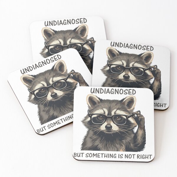 Item preview, Undiagnosed Raccoon designed and sold by BHP Studio.
