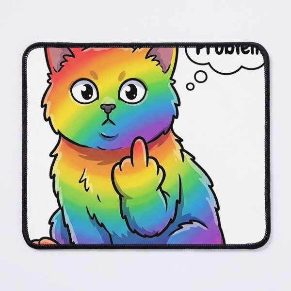 Item preview, Not My Problem Rainbow Cat designed and sold by Jullie999.