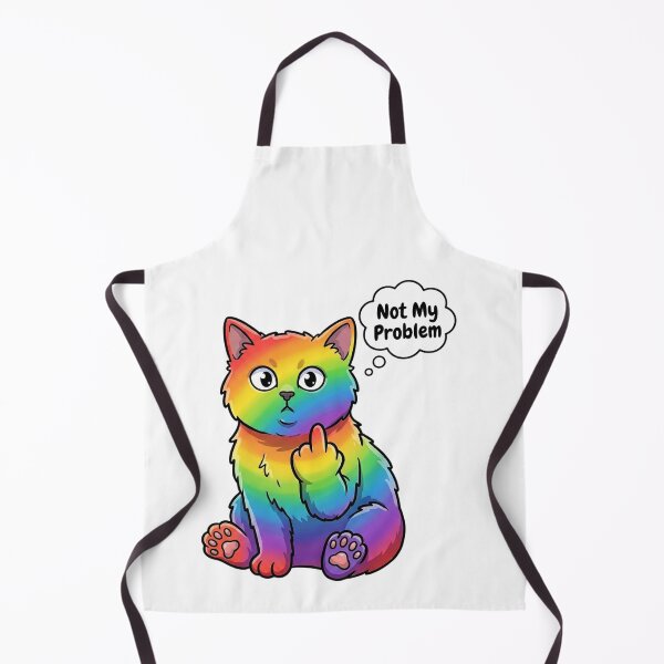 Item preview, Not My Problem Rainbow Cat designed and sold by Jullie999.