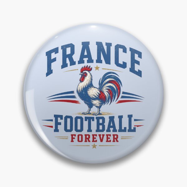 Item preview, France Football Forever Rooster Fan Vintage Soccer Graphic designed and sold by PunchDrop.