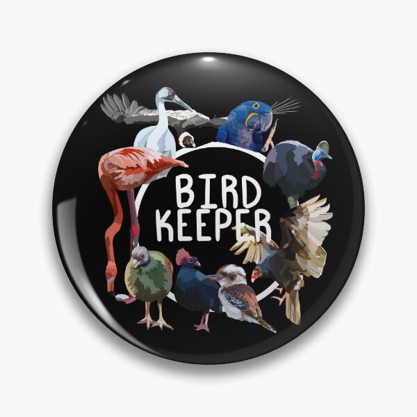 Item preview, Bird Keeper Funny Bird Quote Cute Wildlife Aviary Zoo Keeper Design designed and sold by PrettylittlepastelUk.