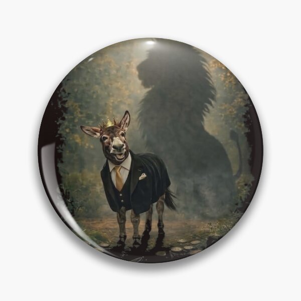 Item preview, Leonis Umbram Habet Latin Lion Shadow Donkey designed and sold by Plumcharmeurs.