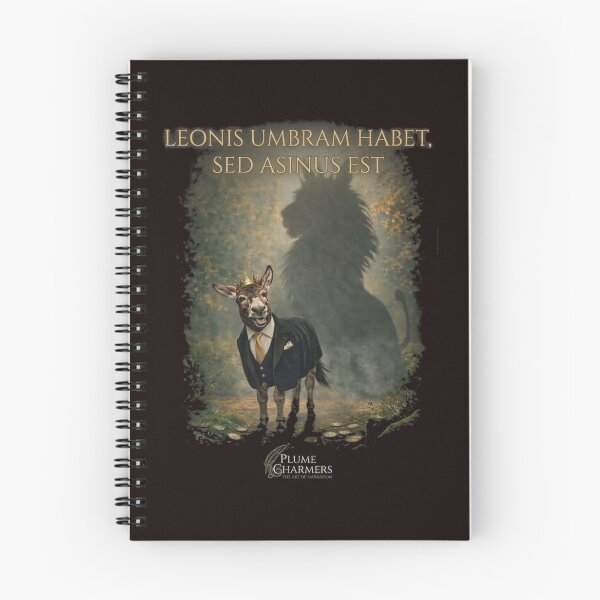 Item preview, Leonis Umbram Habet Latin Lion Shadow Donkey designed and sold by Plumcharmeurs.