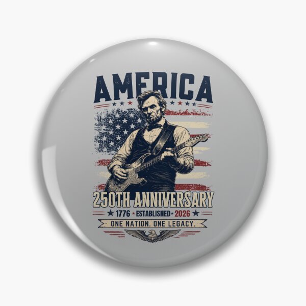 Item preview, Abraham Lincoln Playing Guitar 4th July 250th Anniversary  designed and sold by BMLprint ⭐⭐⭐⭐⭐.