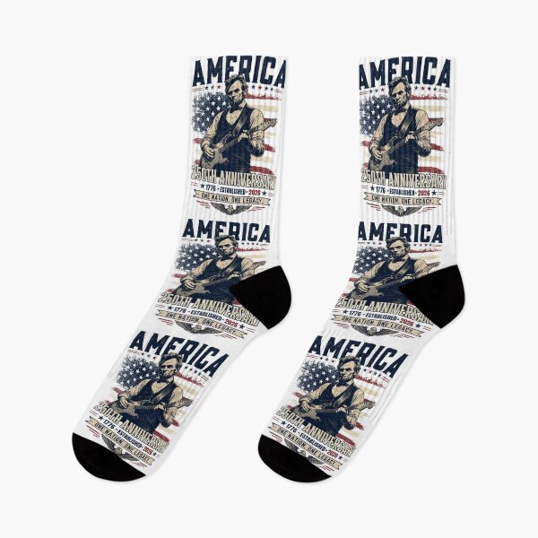 Item preview, Abraham Lincoln Playing Guitar 4th July 250th Anniversary  designed and sold by BMLprint ⭐⭐⭐⭐⭐.