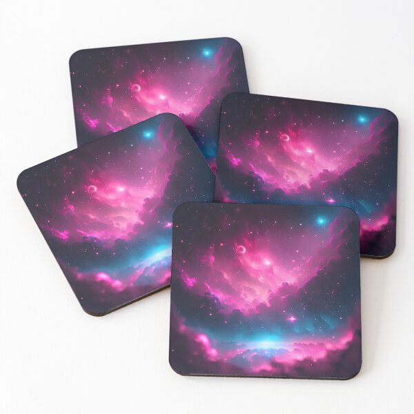 Item preview, Cosmic Fantasy Nebula Landscape – Surreal Space Art  designed and sold by stylishdzign.