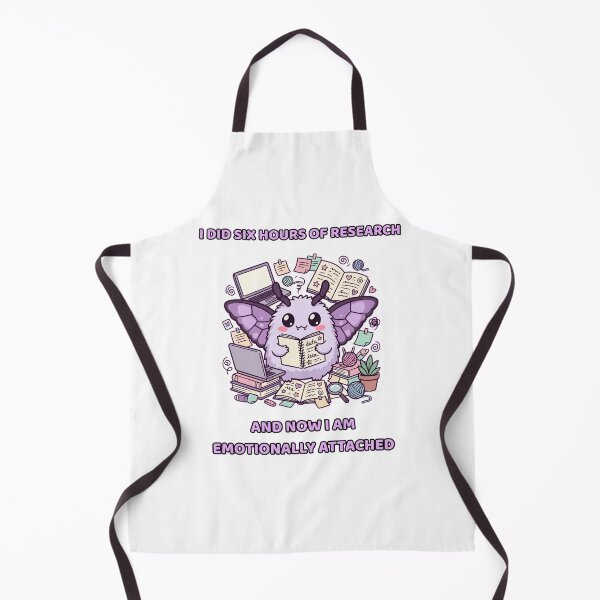 Item preview, Hyperfixation Moth – I Did Six Hours of Research and Now I Am Emotionally Attached designed and sold by DarklyOK.