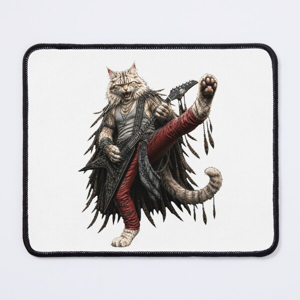 Item preview, Funny Cat Guitar Player Gifts For Musicians designed and sold by Bisonia.