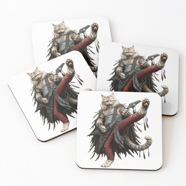 Item preview, Funny Cat Guitar Player Gifts For Musicians designed and sold by Bisonia.