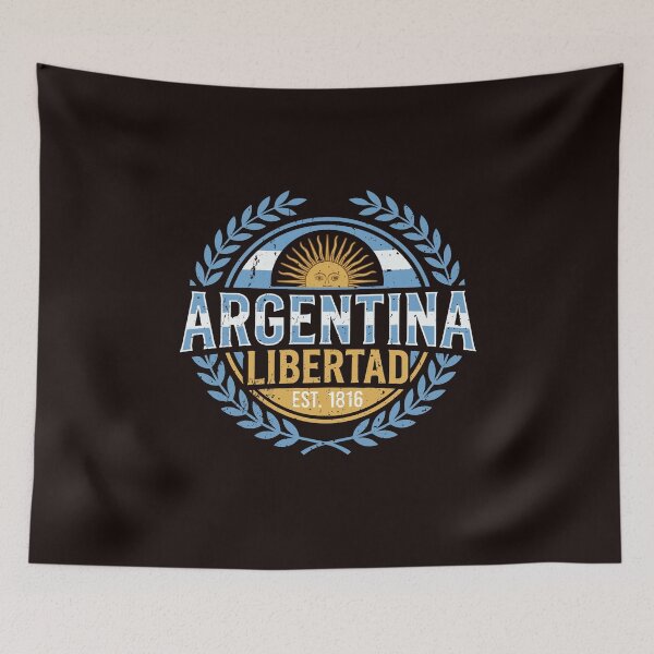 Item preview, Argentina Libertad Heritage - Vintage Sol de Mayo Emblem designed and sold by crouchingpixel.