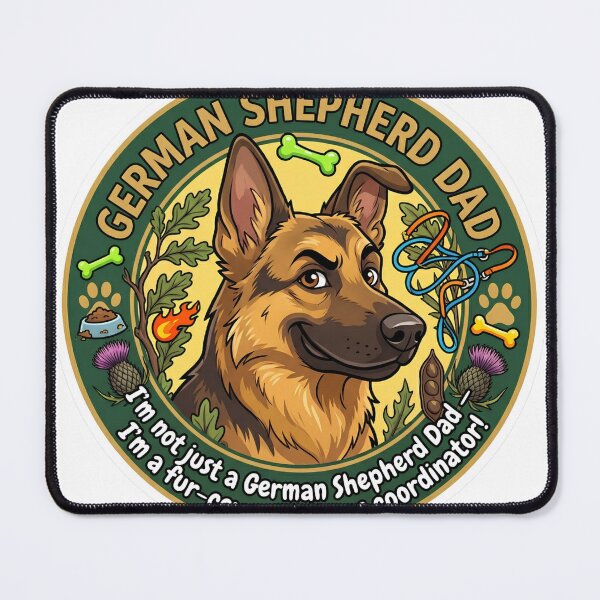 Item preview, German Shepherd Dad Fur-Covered Chaos Coordinator Funny GSD Gift designed and sold by Presshue.