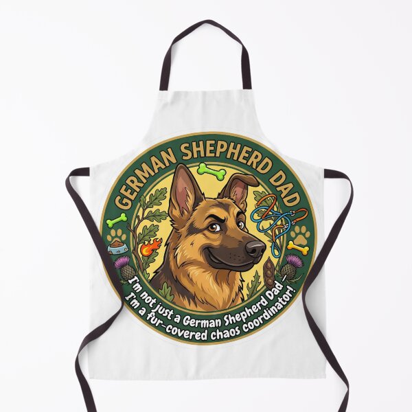Item preview, German Shepherd Dad Fur-Covered Chaos Coordinator Funny GSD Gift designed and sold by Presshue.