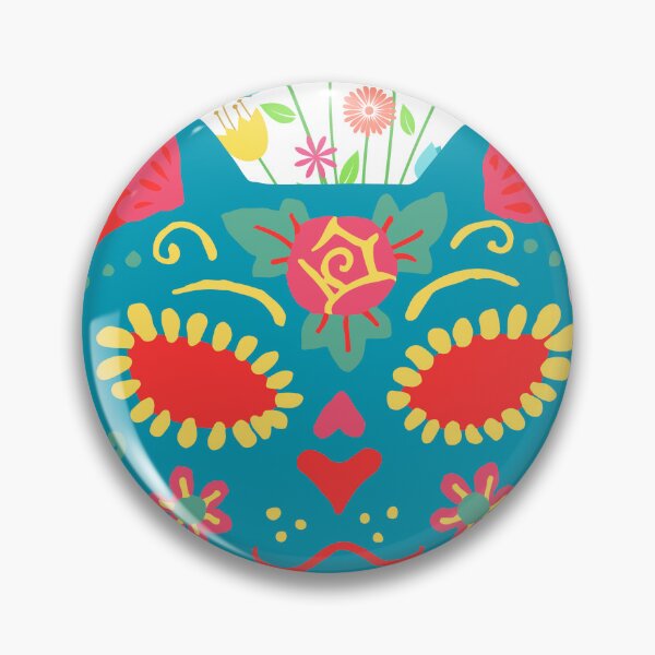 Item preview, Cute Sugar Skull Cat Design designed and sold by WhimsyWolfDsgns.