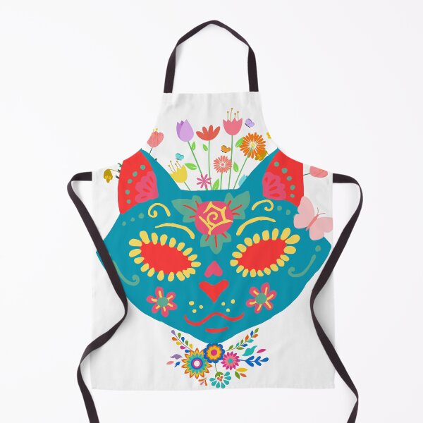 Item preview, Cute Sugar Skull Cat Design designed and sold by WhimsyWolfDsgns.