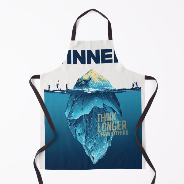 Item preview, Winners Think Longer Than Others Iceberg Motivation T-Shirt | Success Mindset Graphic Design designed and sold by Vvmd.