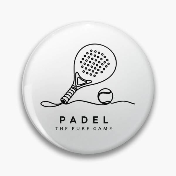 Item preview, Padel The Pure Game - Minimalist Line Art Racket Ball - Mens Sports Gift designed and sold by BelievingCreate.