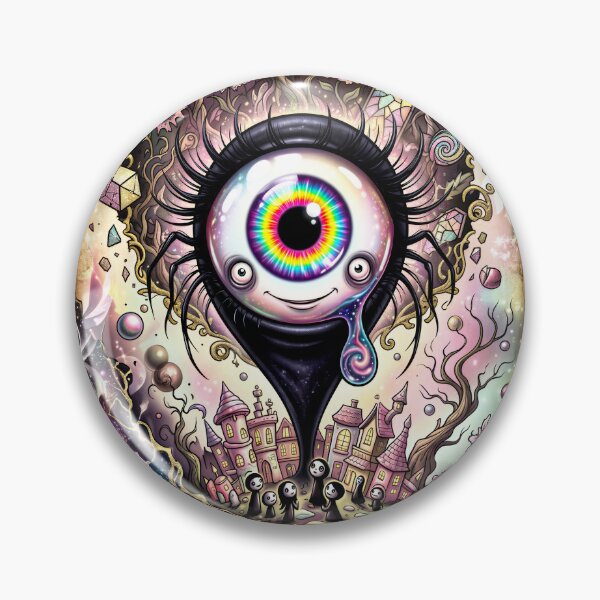 Item preview, Spooky Cute Eye Spider -  Creepy Cute Weird Eye Creature  designed and sold by QQQueen.