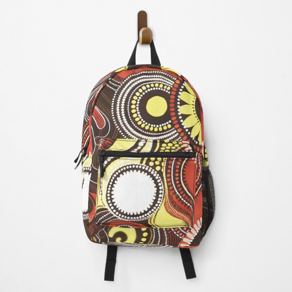 Item preview, Aboriginal Dot Painting Bedding Set Red Earth designed and sold by AboriginalartVI.
