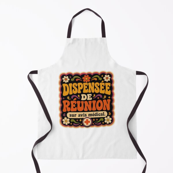 Item preview, Exempt from meeting on medical advice | Funky Office Humor (For women) designed and sold by Eric Sintès.