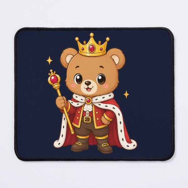 Item preview, Cute King Teddy Bear Royal Cub Wearing Gold Crown designed and sold by Seculinator.