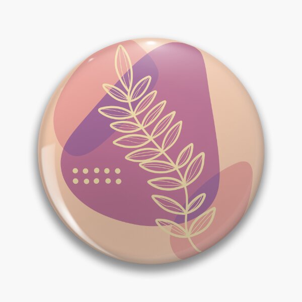 Item preview, Dusty Rose and Purple Pastel Boho Fern Illustration designed and sold by Novalineastudio.