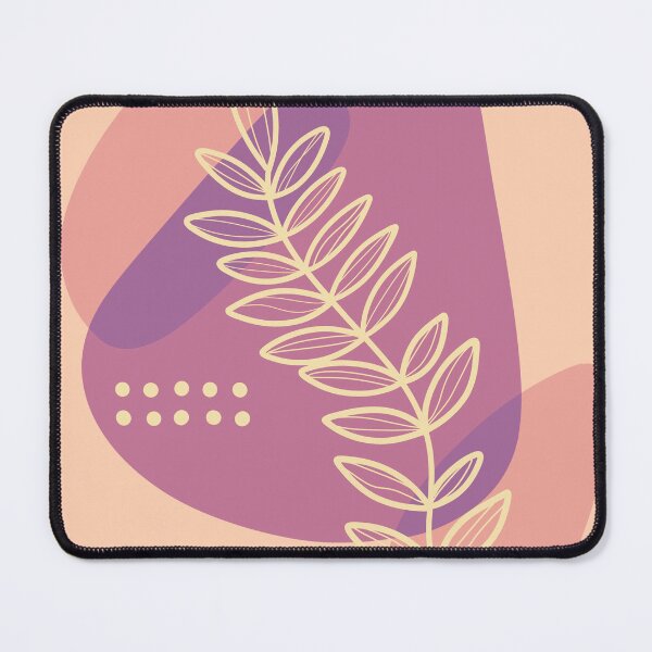 Item preview, Dusty Rose and Purple Pastel Boho Fern Illustration designed and sold by Novalineastudio.