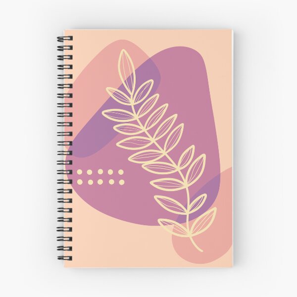 Item preview, Dusty Rose and Purple Pastel Boho Fern Illustration designed and sold by Novalineastudio.