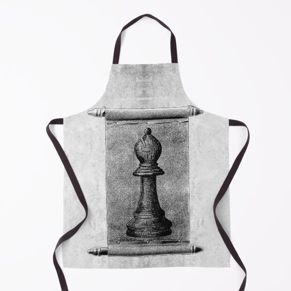 Item preview, Chess Bishop Scroll Parchment Dark Medieval Strategy Ink Art designed and sold by Ghoul Enterprises.