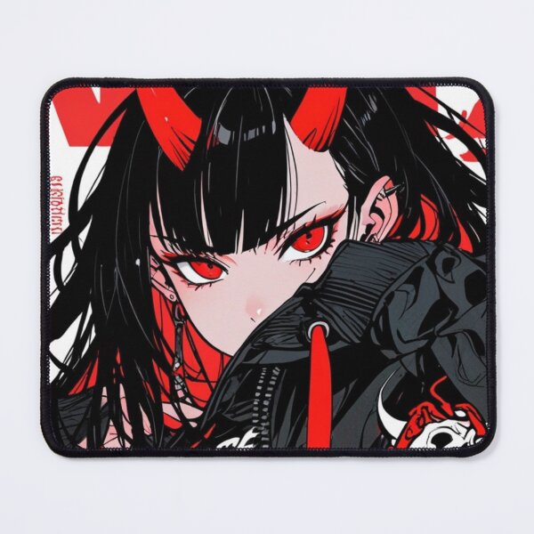 Item preview, Red Oni Anime Girl Dark Fantasy Art designed and sold by AnimDream .