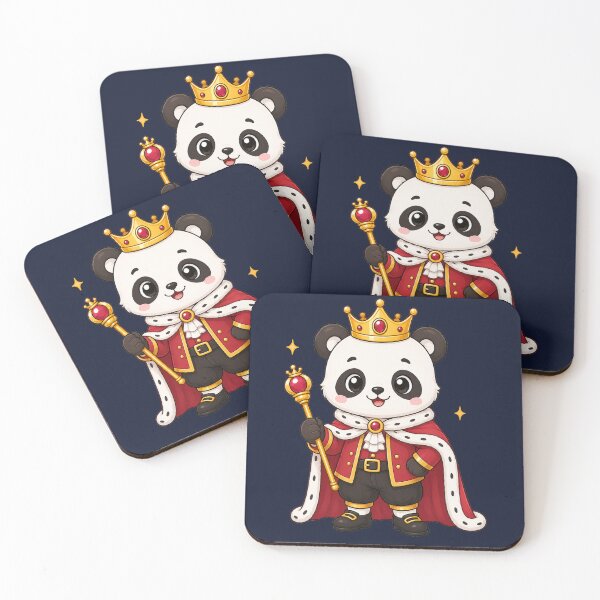Item preview, Cute King Panda Royal Cub Wearing Gold Crown designed and sold by Seculinator.