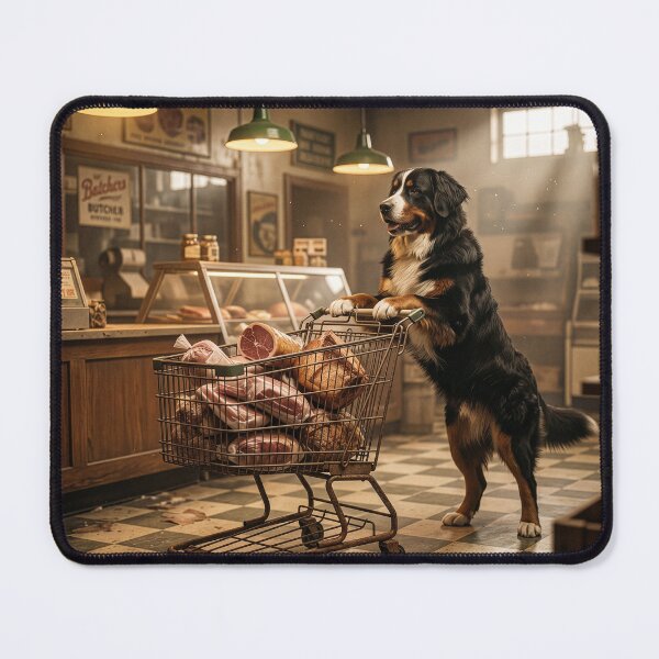 Item preview, Burmese Mountain Dog Buys Some Snacks designed and sold by Tridentulus.