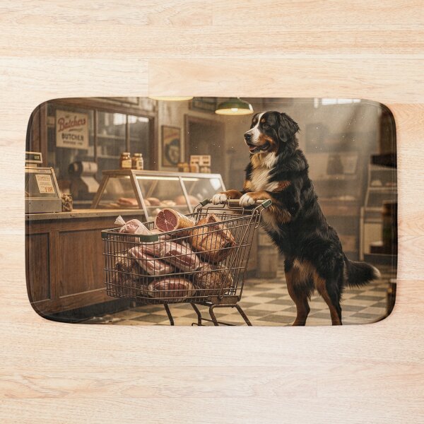 Item preview, Burmese Mountain Dog Buys Some Snacks designed and sold by Tridentulus.