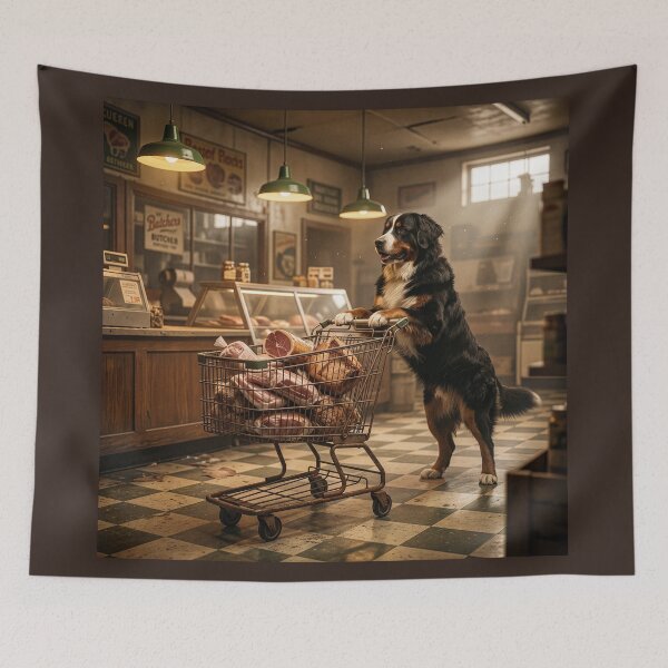 Item preview, Burmese Mountain Dog Buys Some Snacks designed and sold by Tridentulus.