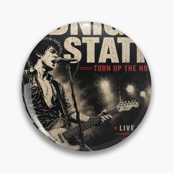 Item preview, Midnight Static Live & Loud Vintage Rock Poster designed and sold by S06PMarketing.