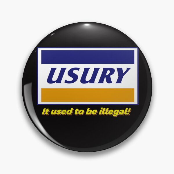 Item preview, usury high interest illegal logo designed and sold by VWscout2.