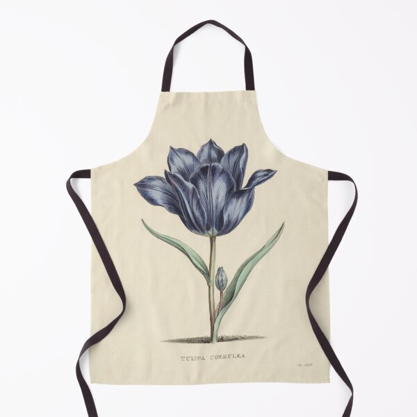 Item preview, Vintage Blue Tulipa Coerulea Botanical Illustration designed and sold by NuvoraNest.