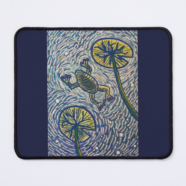 Item preview, Lily Pad Drifter | Whimsical Frog Illustration designed and sold by Bramble and Willow Studio.